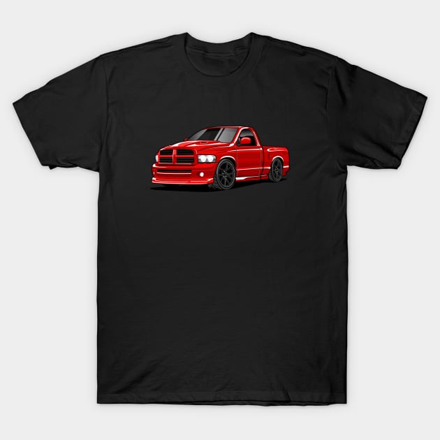 Chevy American Truck Cars T-Shirt by masjestudio